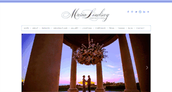 Desktop Screenshot of marialindsayweddings.com